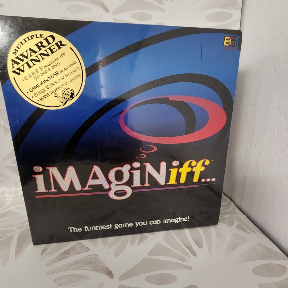 Vintage iMAGiNiff Board Game Buffalo Games 1999 Complete Party Family Game Ages